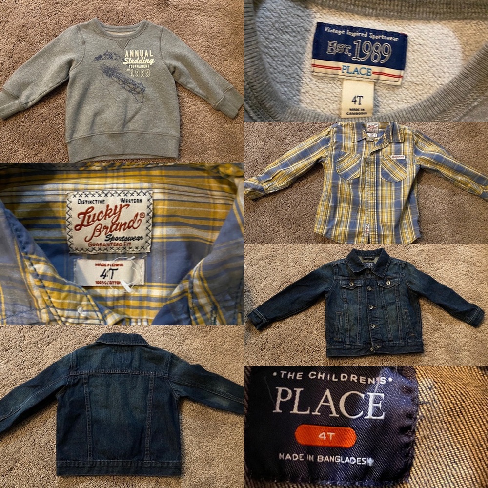 Boys size 4T lot.  16 pieces.